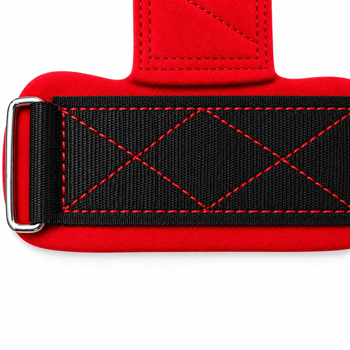 Straps de Carnaza Rojos para Levantamiento de Pesas