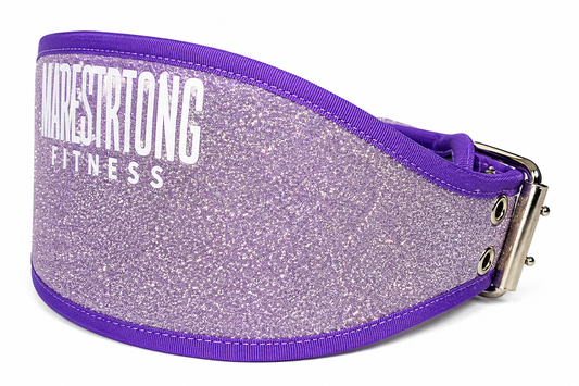 💜 Cinturón Pesista Lilac Dream| Marestrong Fitness