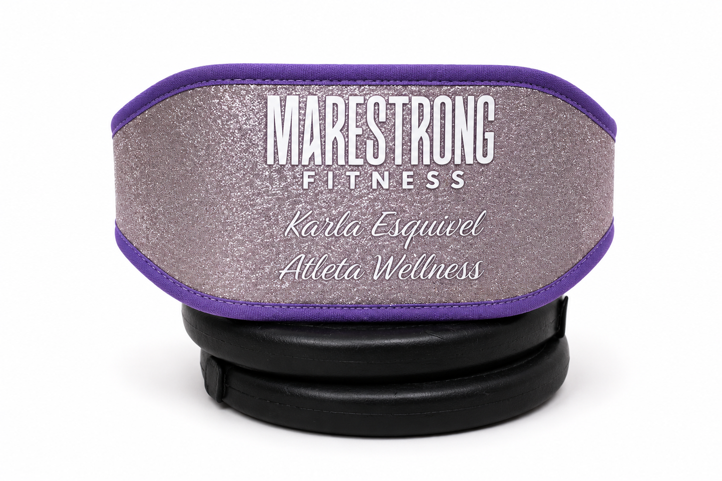 💜 Cinturón Pesista Lilac Dream| Marestrong Fitness