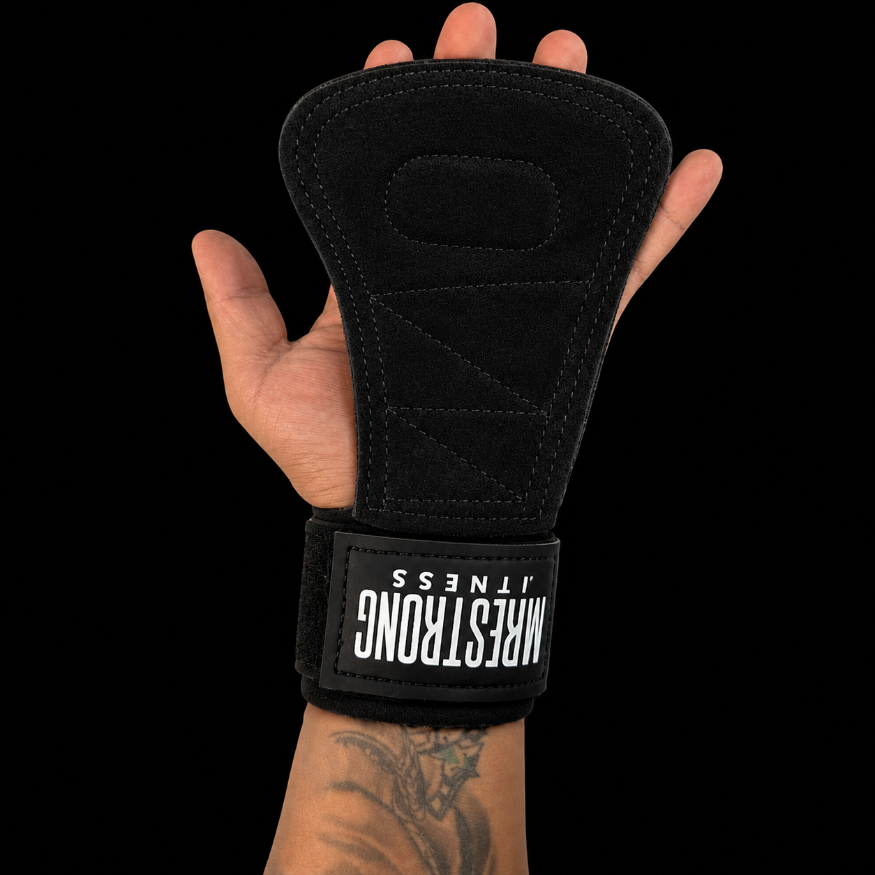 Straps de Carnaza Negros para Levantamiento de Pesas