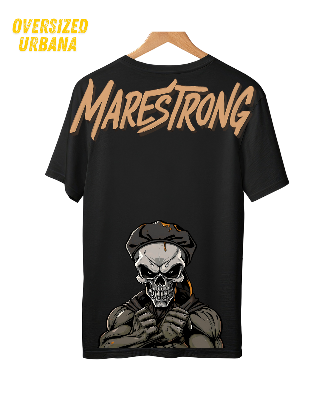 Playera Oversized MARESTRONG – Skull Edition