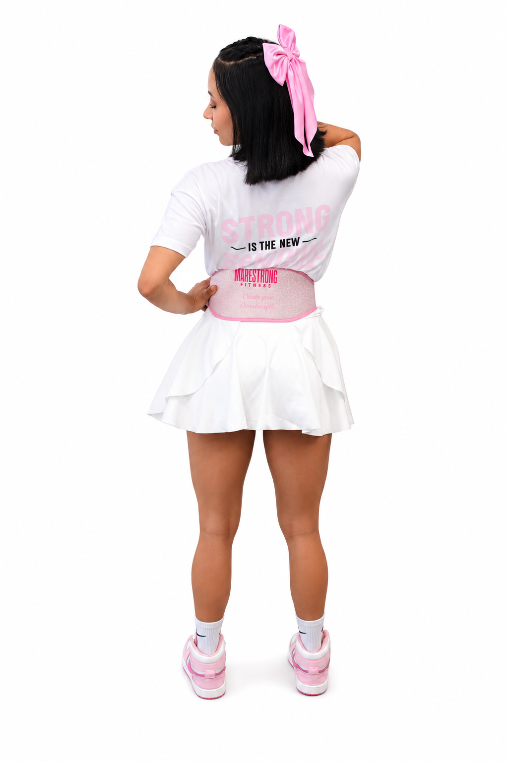 🩷 Cinturón Pesista Baby Pink | Marestrong Fitness