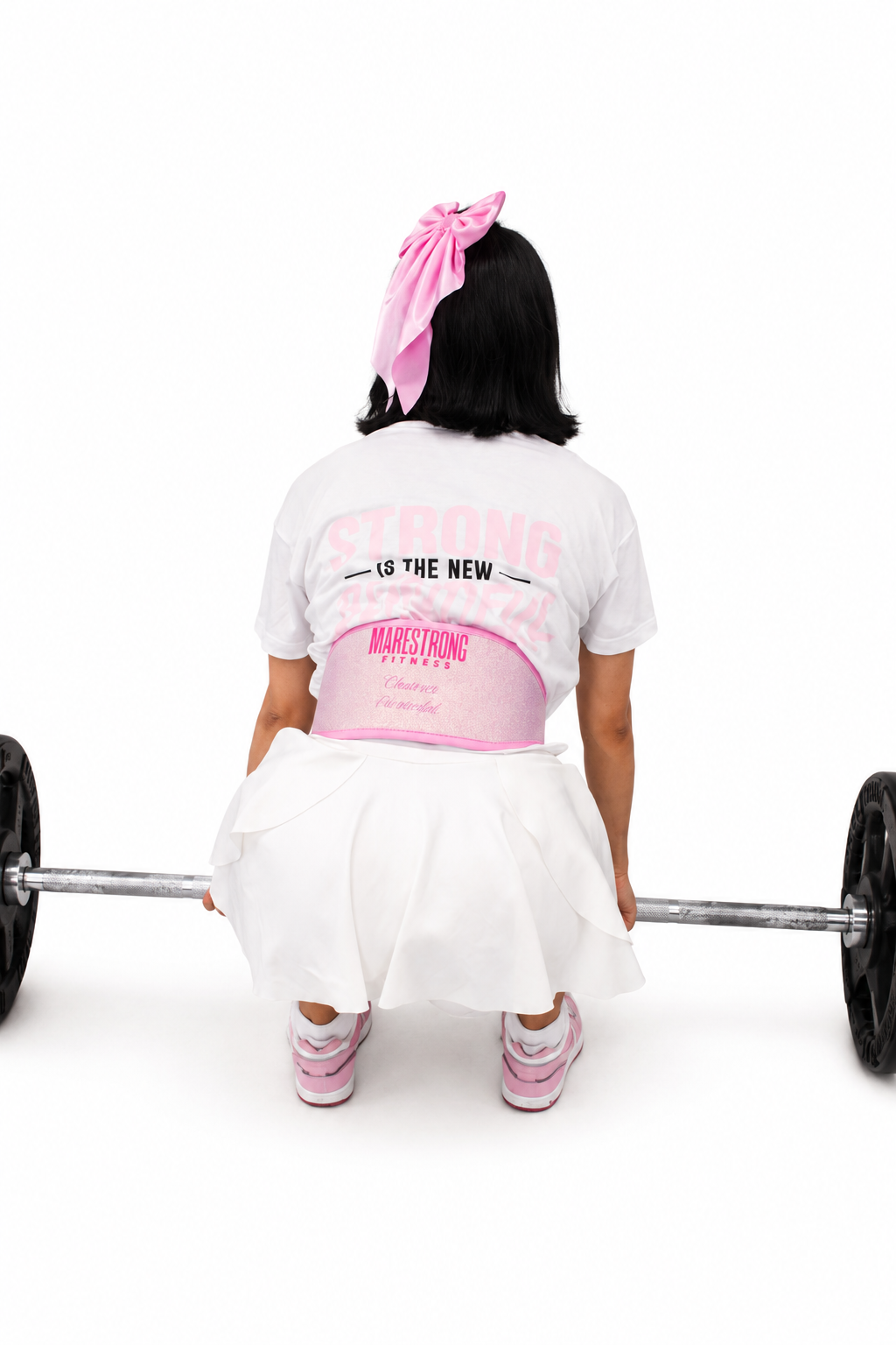 🩷 Cinturón Pesista Baby Pink | Marestrong Fitness
