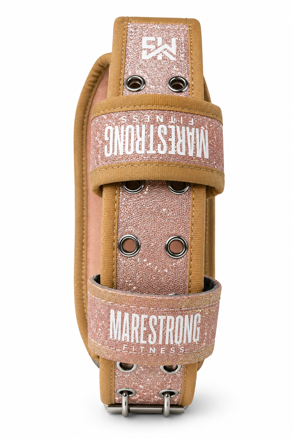 💛 Cinturón Pesista Golden Shine | Marestrong Fitness ✨