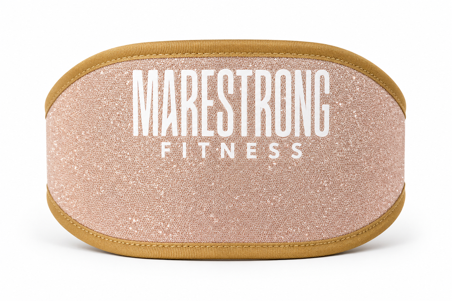 💛 Cinturón Pesista Golden Shine | Marestrong Fitness ✨