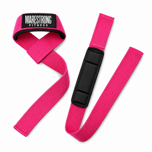 Straps para Levantamiento de Pesas Rosas | Marestrong Fitness