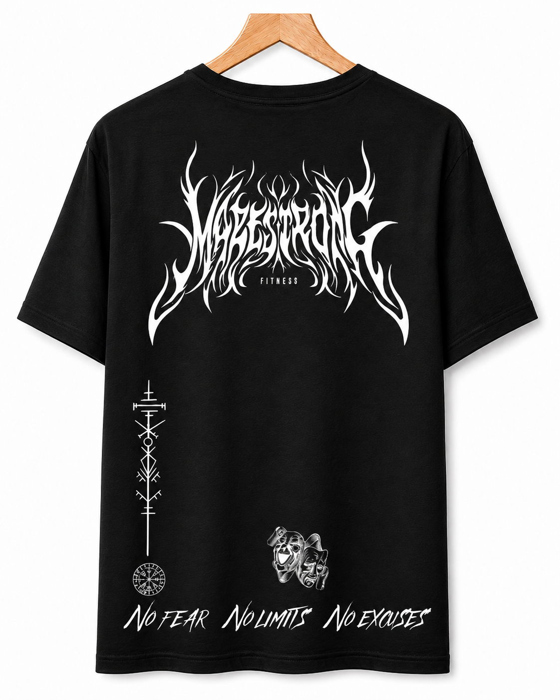 Playera Oversized "No Fear" Unisex | Marestrong Fitness
