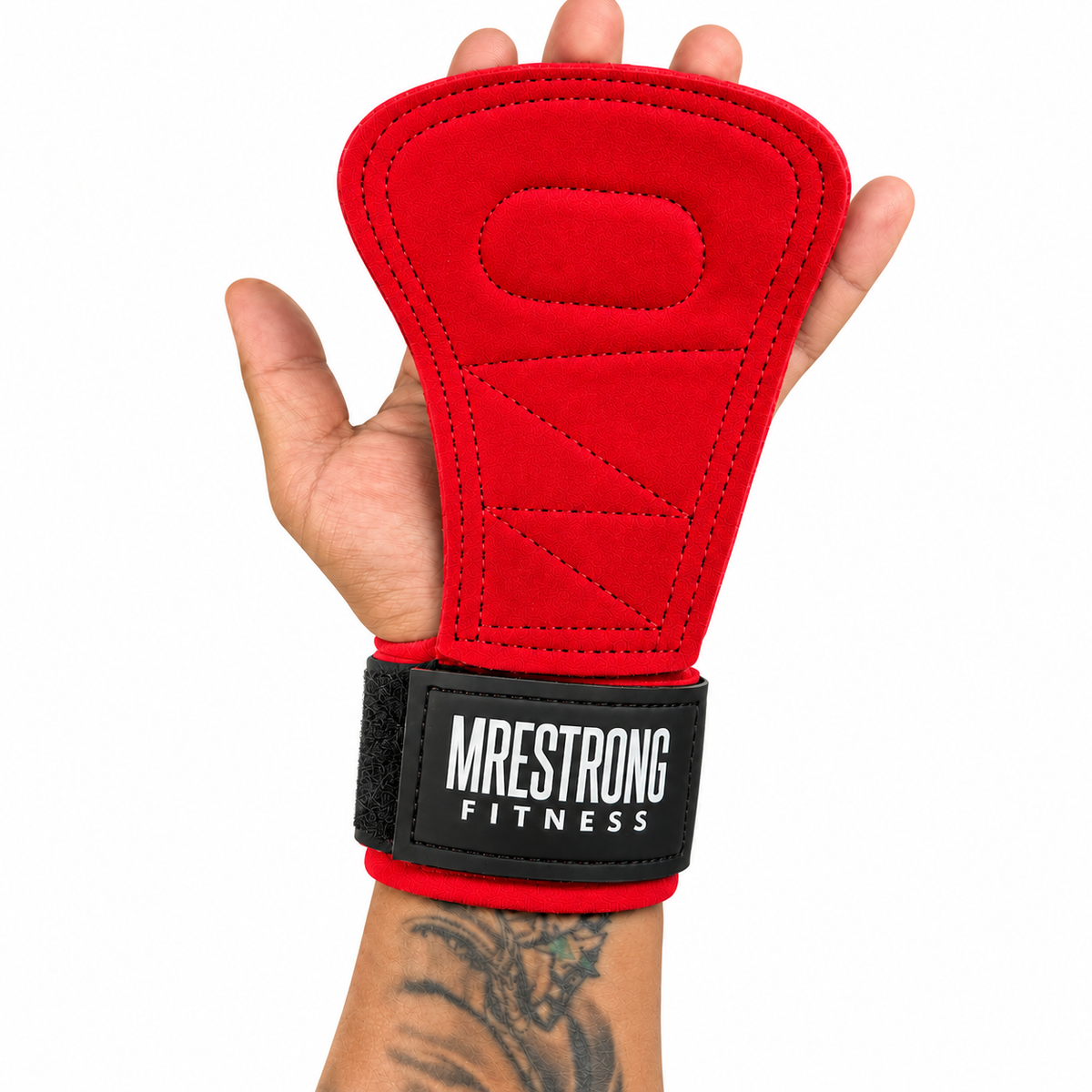 Straps de Carnaza Rojos para Levantamiento de Pesas