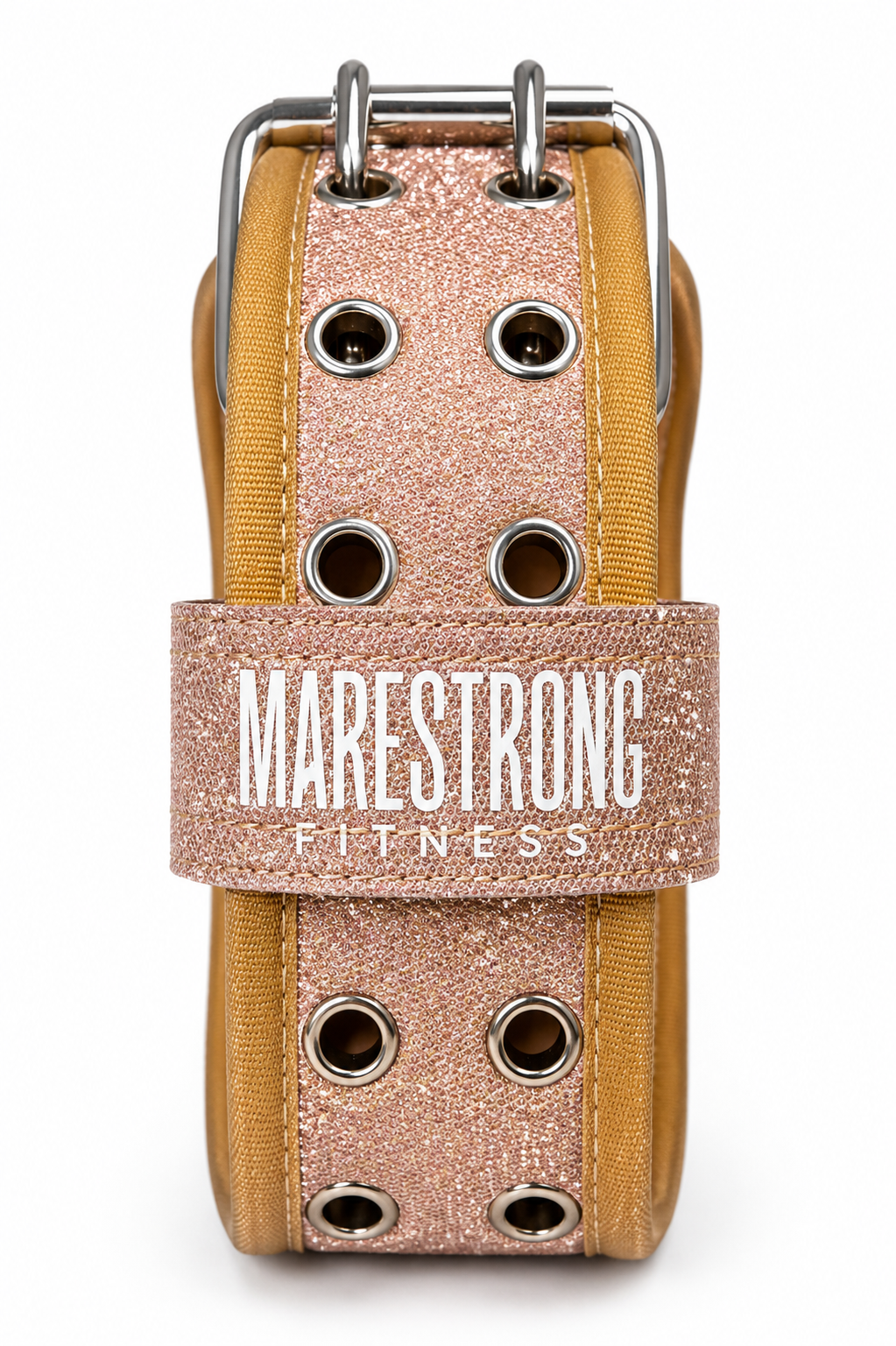 💛 Cinturón Pesista Golden Shine | Marestrong Fitness ✨