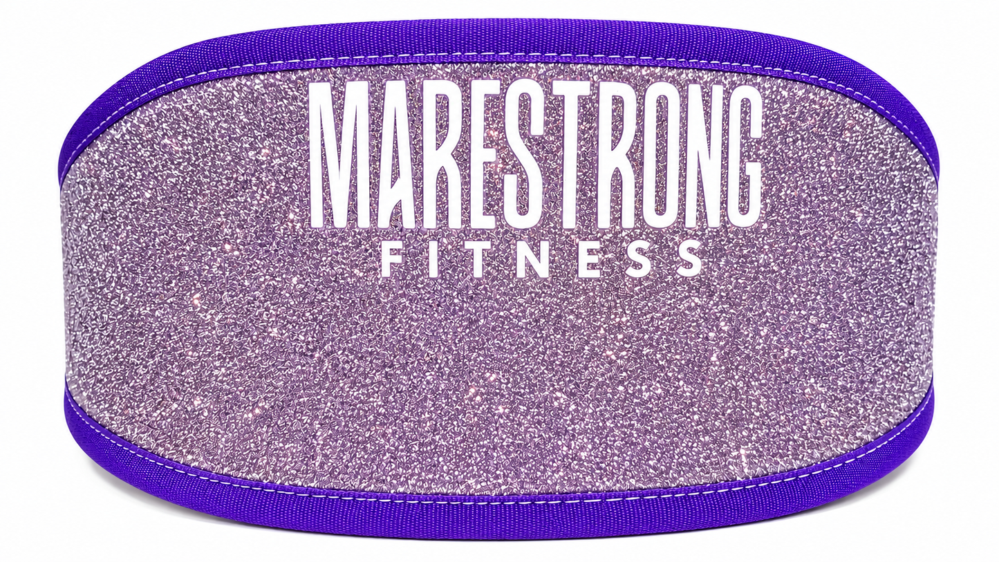 💜 Cinturón Pesista Lilac Dream| Marestrong Fitness