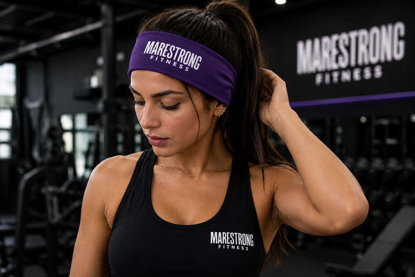 Bandana Deportiva MARESTRONG FITNESS – PURPLE