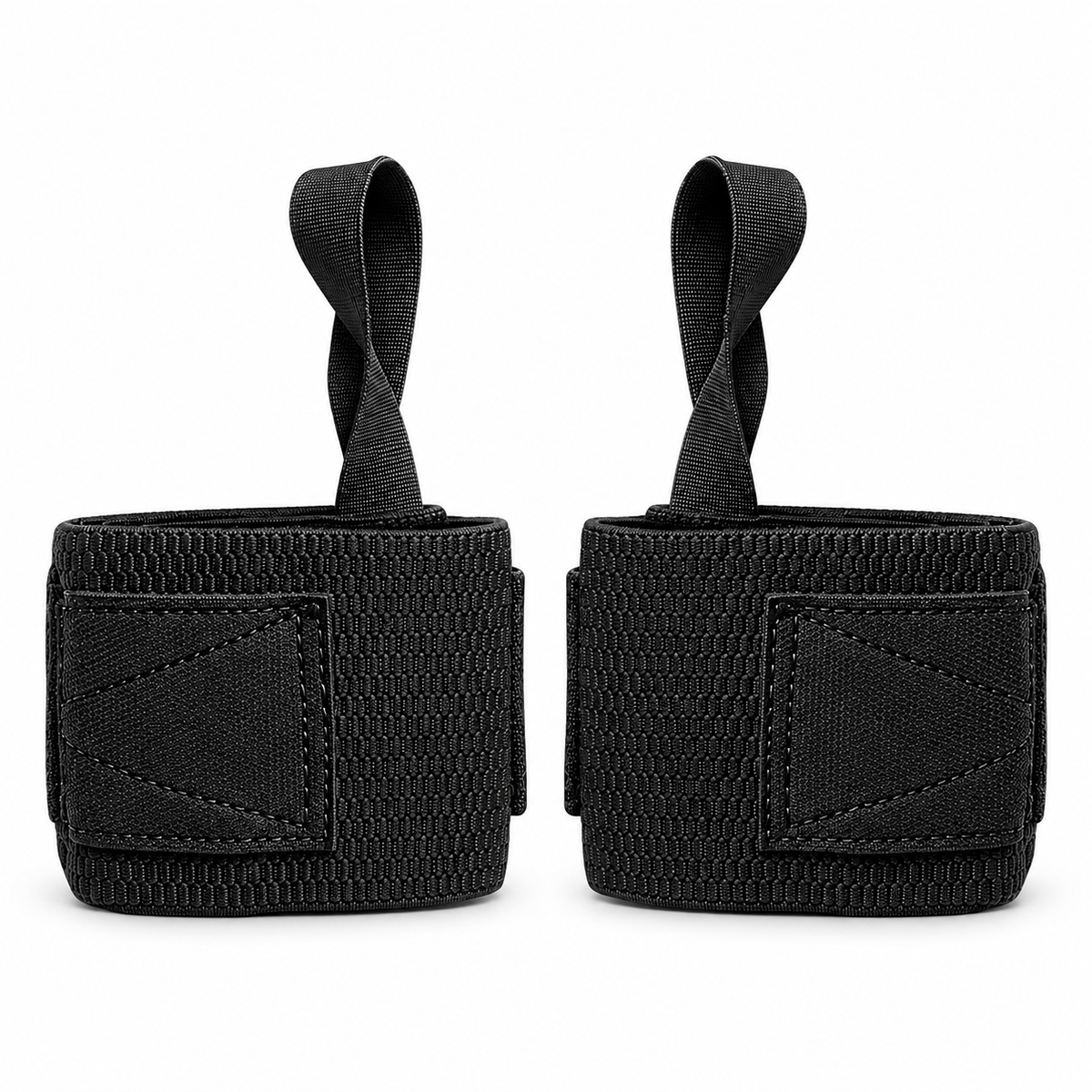 Muñequeras Negras para Gym y Levantamiento de Pesas | Marestrong Fitness