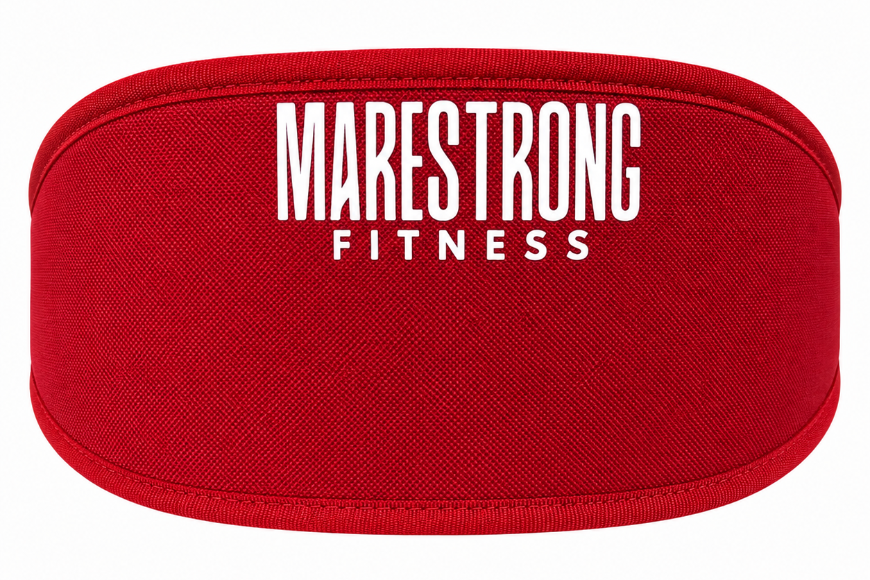 Cinturón de Gym Rojo para Mujer Personalizable