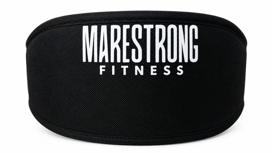 🖤 Cinturón Pesista Negro Personalizable | Marestrong Fitness