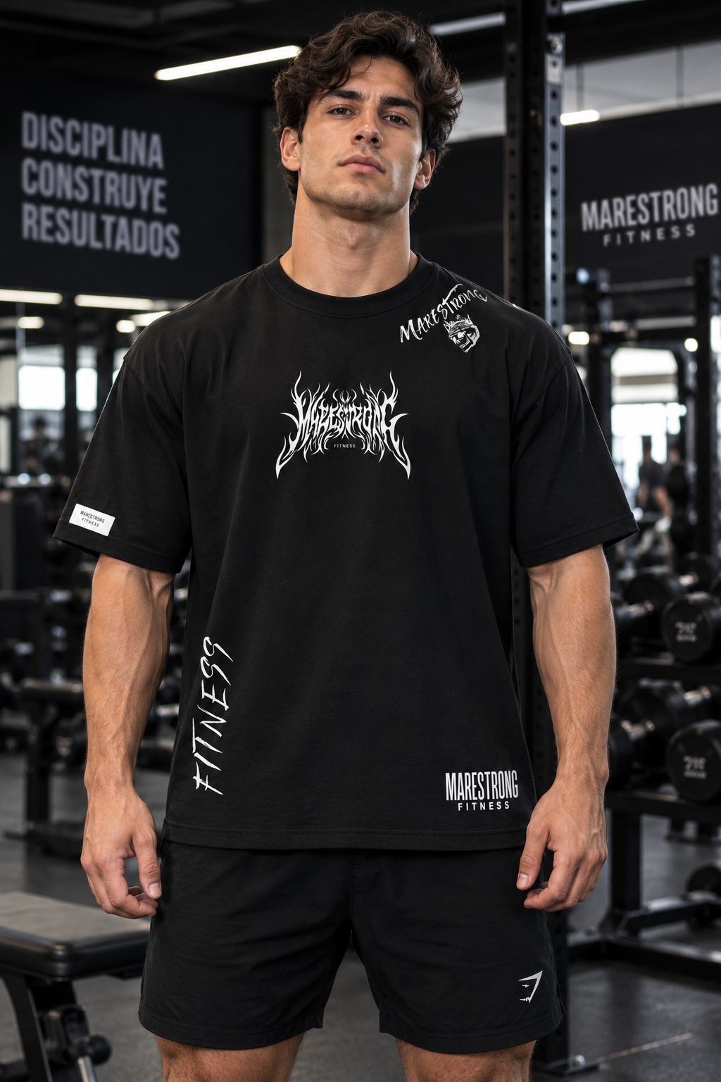 Playera Oversized "No Fear" Unisex | Marestrong Fitness