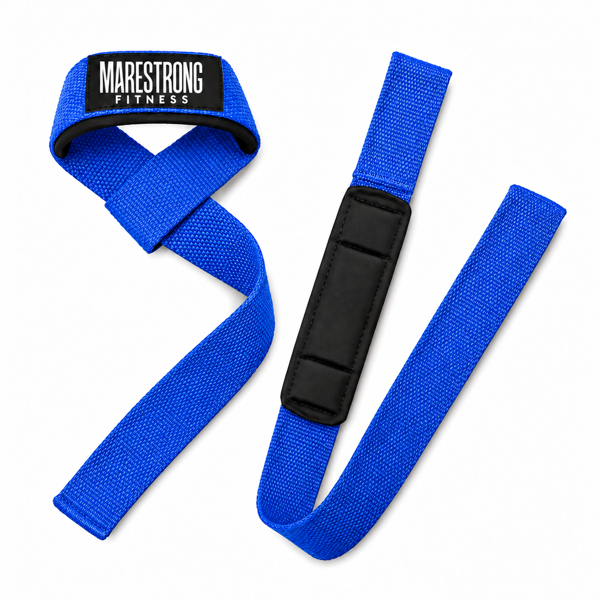 Straps Sencillos azules para Levantamiento de Pesas | Marestrong Fitness