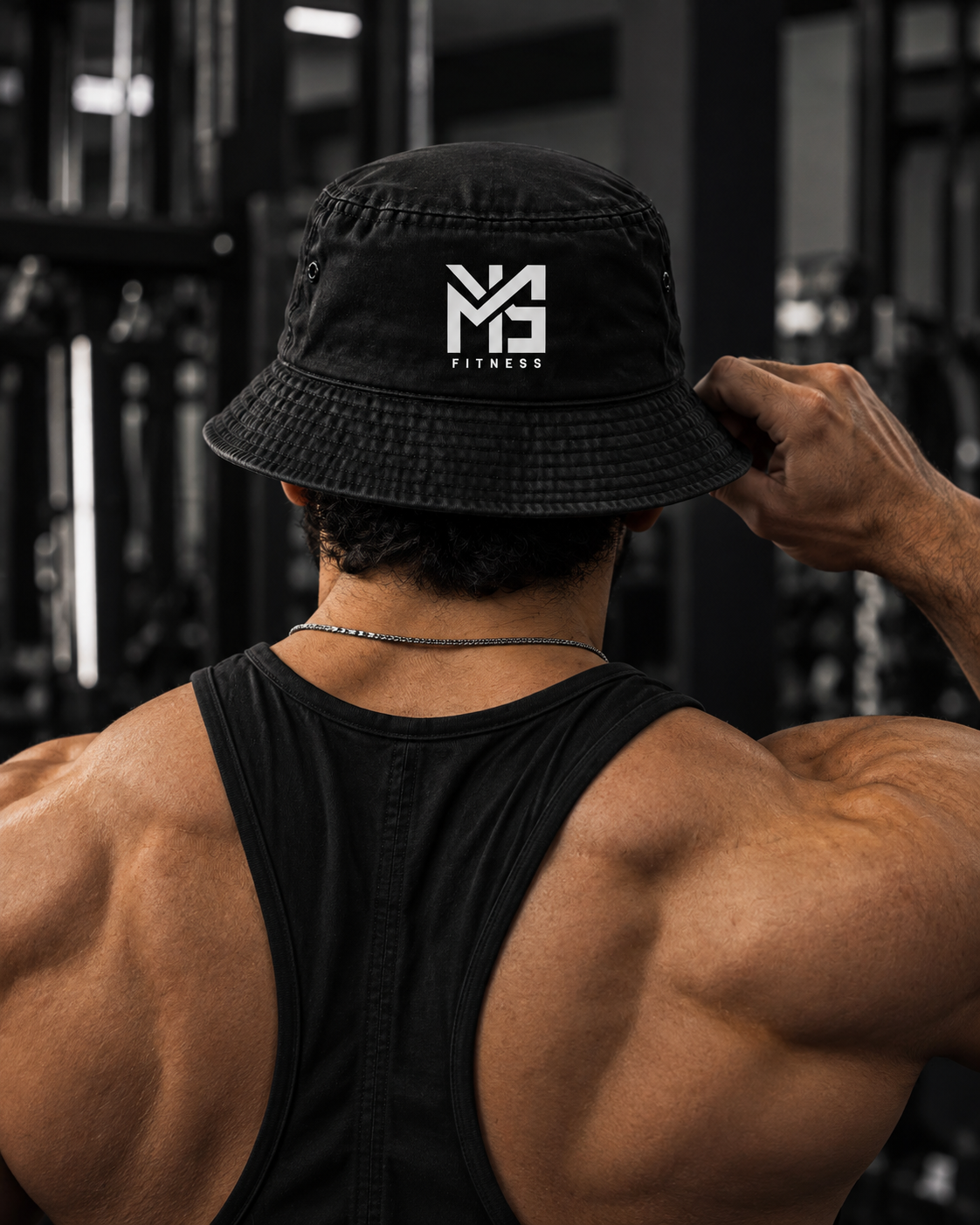 Bucket Hat Negro MG Fitness | Marestrong