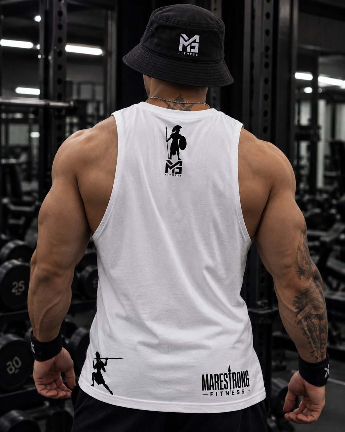 Bucket Hat Negro MG Fitness | Marestrong