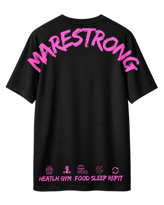 🖤 Playera Oversized Rosa Marestrong OFICCIAL